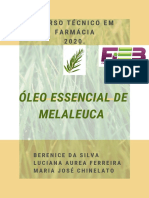 Óleo Essencial de Melaleuca Panfletos