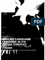 Download English Language Teaching in Its Social Context - Candlin Christopher N Mercer Neil by Agus Budiyanto SN50034988 doc pdf