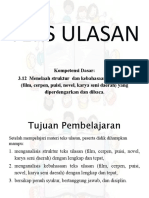 RPP Dan PPT Bahasa Indonesia Daring Luring Kelas 8 SMP - KELAS 8 - TEKS ULASAN - PPT TEKS ULASAN 3.12