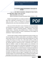 2 - Texto 01 Sete Saberes Necessarios Educacao Do Futuro