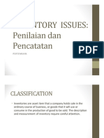 Inventory Issues: Penilaian Dan Pencatatan: Pertemuan