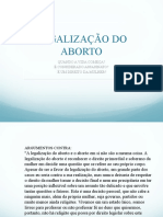 ABORTO Ré Vantagens e Desvantagens