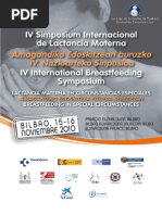 IV Simposium Internacional de Lactancia Materna
