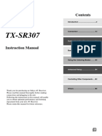 TX-sr307 Manual e