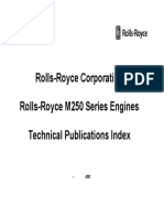 Rolls-Royce Corporation Rolls-Royce M250 Series Engines Technical Publications Index
