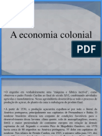 A Economia Colonial