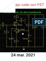 Preamplificador Fet Bajo Ruido