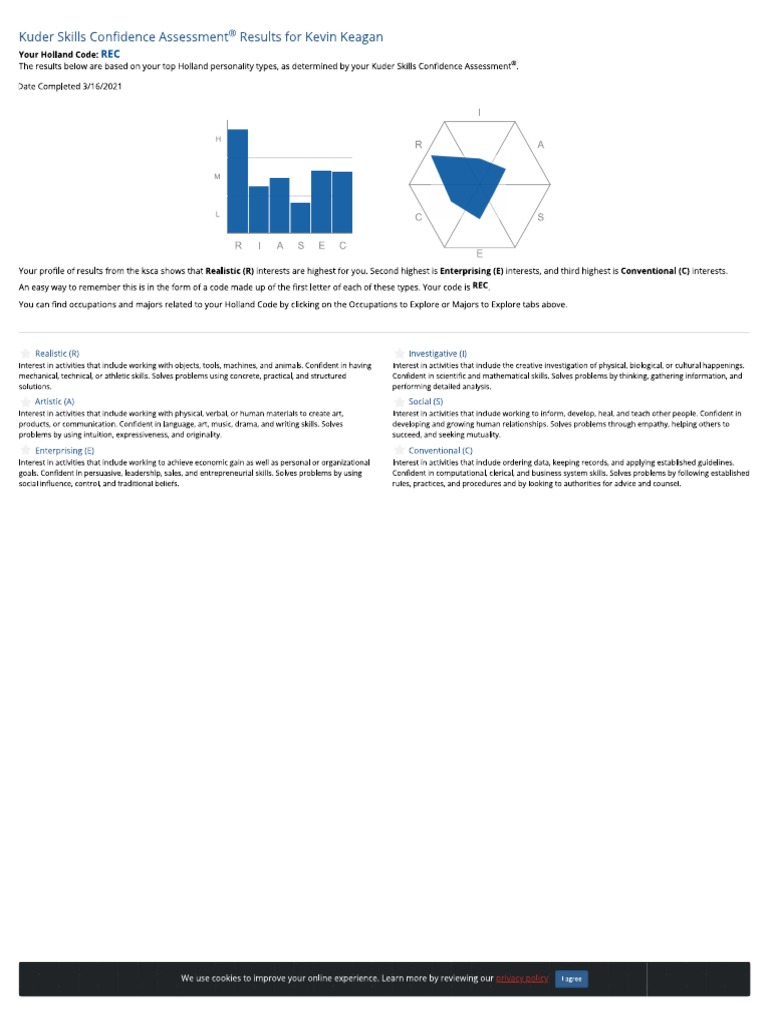 Kuder Skills Assessment | PDF