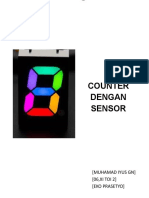 Membuat Counter 1 Digit dengan Sensor Photodioda