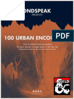100 Urban Encounters