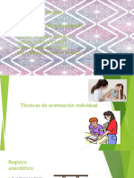 Diapositiva, Técnicas de Orientación Individual. (1) .PPTX - 0