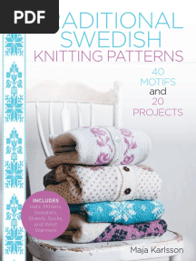 Tradicional Swedish Knitting Patterns - Hulda Sweater