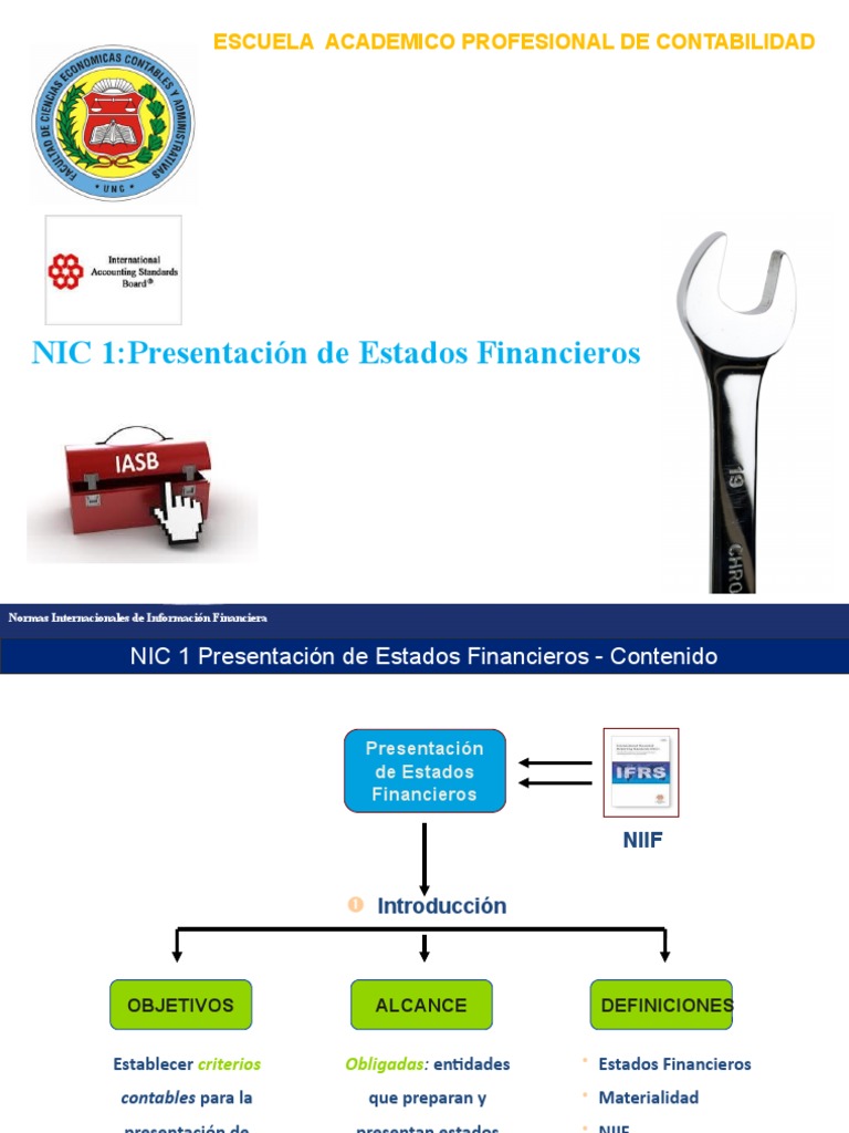 Nic 1 Presentacion de Estados Financieros | PDF | normas ...