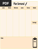 Plan Semanal