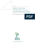 Reglas de Certificacion RAS