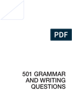 501 Grammar and Writing 3 e