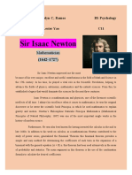 Sir Isaac Newton: Mathematician