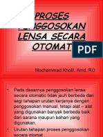 PROSES PENGGOSOKAN LENSA SECARA OTOMAT