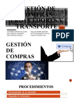 Gestion de Compras Proveedores y Transporte