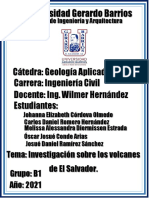 Universidad Gerardo Barrios: Cátedra: Geología Aplicada Carrera: Ingeniería Civil