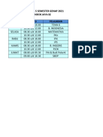 Jadwal Pts