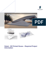 Dubai - 3D Printed House - Required Project Information