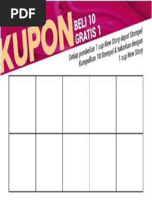 Desain Kupon 9x5 5 Cm Pdf