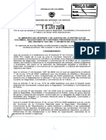 Decreto 1717 de 2010 Por La Cual Se Adopta El Protocolo para La Seguridad, Comodidad y Convivencia en El Futbol y Se Dictan Otras Disposiciones