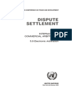 M.arbitration UN Conference On Trade and Development