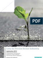 1.Lista de Precios Sector Industria Septiembre 2010