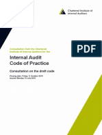 Internal Audit Code of Practice Consultation Document Final