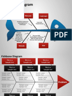 1019 Fishbone Cause and Effect Diagram For Powerpoint