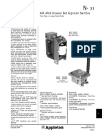 Conveyor Belt Aligment Switches