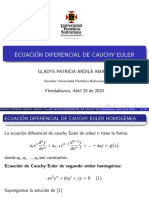 Diapositivas de Cauchy-Euler