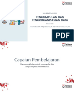 PENGUMPULAN DAN PENGORGANISASIAN DATA