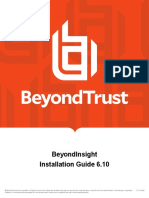 Beyondinsight Installation Guide 6.10