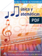 Cuadernillo Musica y Matematicas Dia Escolar
