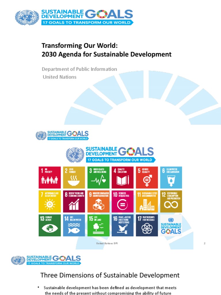 Transforming Our World: 2030 Agenda For Sustainable Development | PDF ...