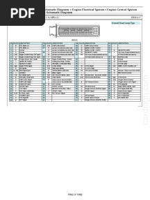 Kia Picanto II Gen. (TA) EWD - Engine Control System (General Head Lamp Type)