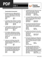 Proportionality & Average Speed