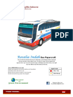 Rosalia Indah Bus Papercraft PERI