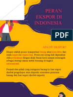 Peran Ekspor Di Indonesia - Kelompok D Kelas 5D