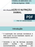 Aula 1 - Introdução a Nutrição Animal