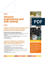 Vacuum engineering and leak testing services