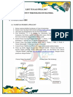 LIST TUGAS (Awal) PPLK 2017