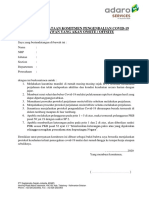 Surat Pernyataan Komitmen Pengendalian COVID 19