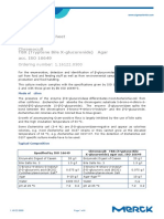 Technical Data Sheet: Chromocult® TBX (Tryptone Bile X Glucuronide) Aagar Acc. Iso 16649