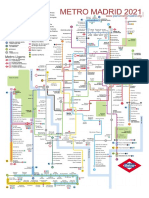 Plano Metro Madrid Esquematico 2021