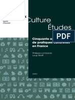 CE-2020-2_Cinquante ans de pratiques culturelles en France