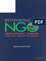 Basma Bint Al-Talal-Rethinking and NGO_ Development, Donors and Civil Society in Jordan (2004)